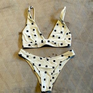 Stone Fox Swim triangle top and cheeky bottom set